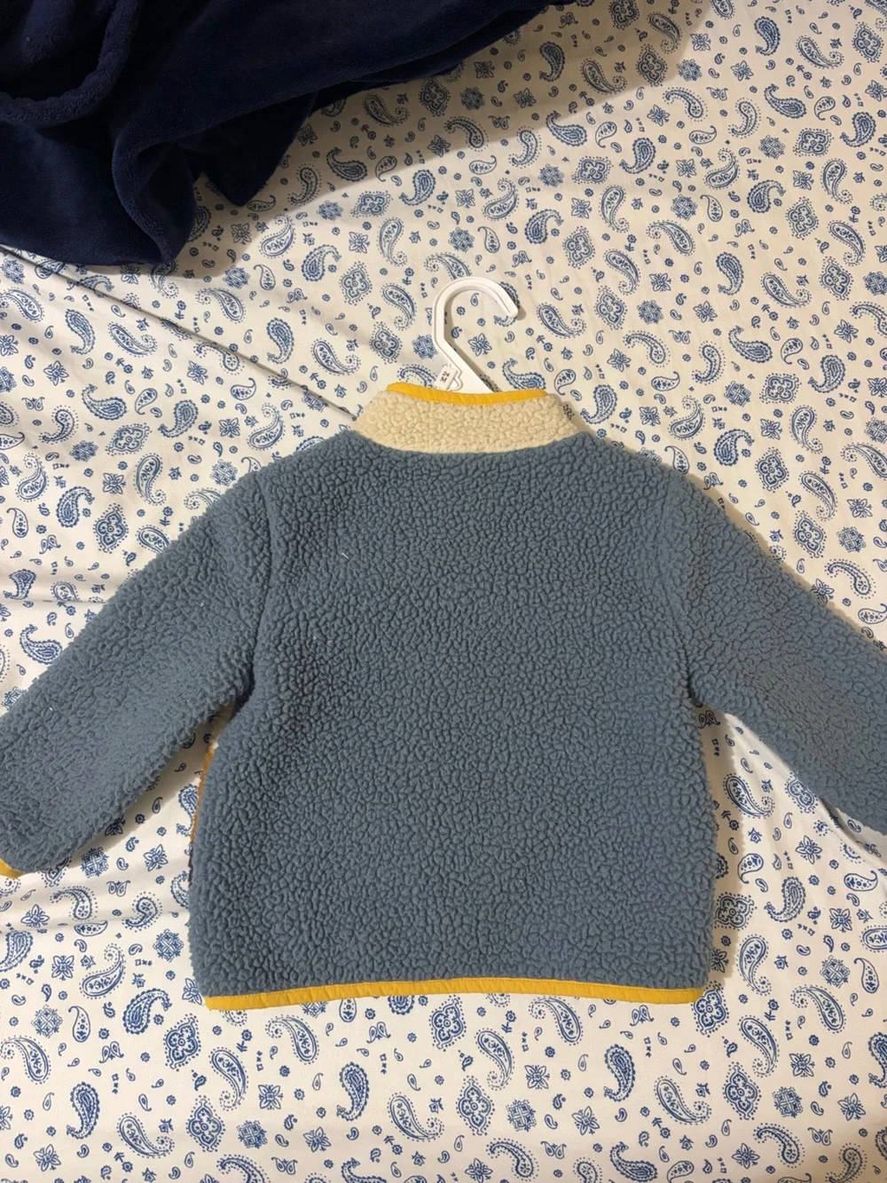 Printed Sherpa Toddler Jacket